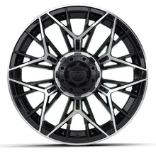 15″ GTW® Stellar Black with Machined Accents Wheel