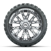 Set of (4) 15 in GTW® Stellar Chrome Wheels with 23x10-R15 Nomad All-Terrain Tires