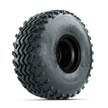 GTW Steel Matte Black 2:5 Offset 8 in Wheels with 22x11.00-8 Rogue All Terrain Tires  Full Set