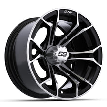 GTW Spyder Black with Machined Accent Wheel - 12 Inch