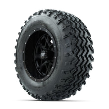 GTW Vortex Matte Black 12 in Wheels with 23x10.00-12 Rogue All Terrain Tires  Full Set