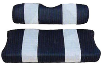 SEAT CUSHION SET,NAVY/WHTE,FRONT,EZ MED/TXT