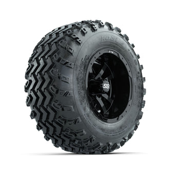 GTW Storm Trooper Black 10 in Wheels with 20x10.00-10 Rogue All Terrain Tires  Full Set