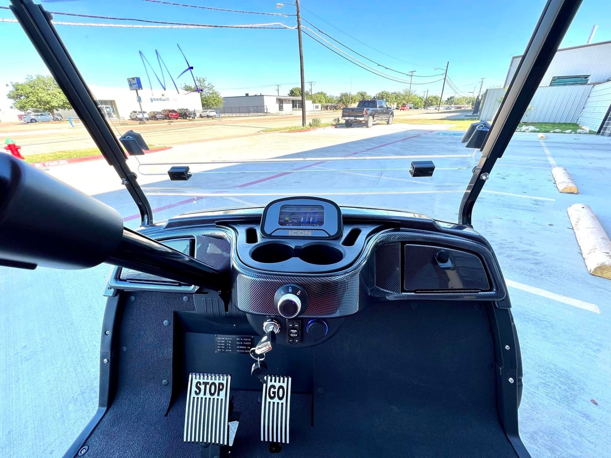 Lockable Dash Cover with Rotary Shift Knob For Icon Golf Carts PN# -  Lakeside Buggies Direct at LakesideBuggies.com