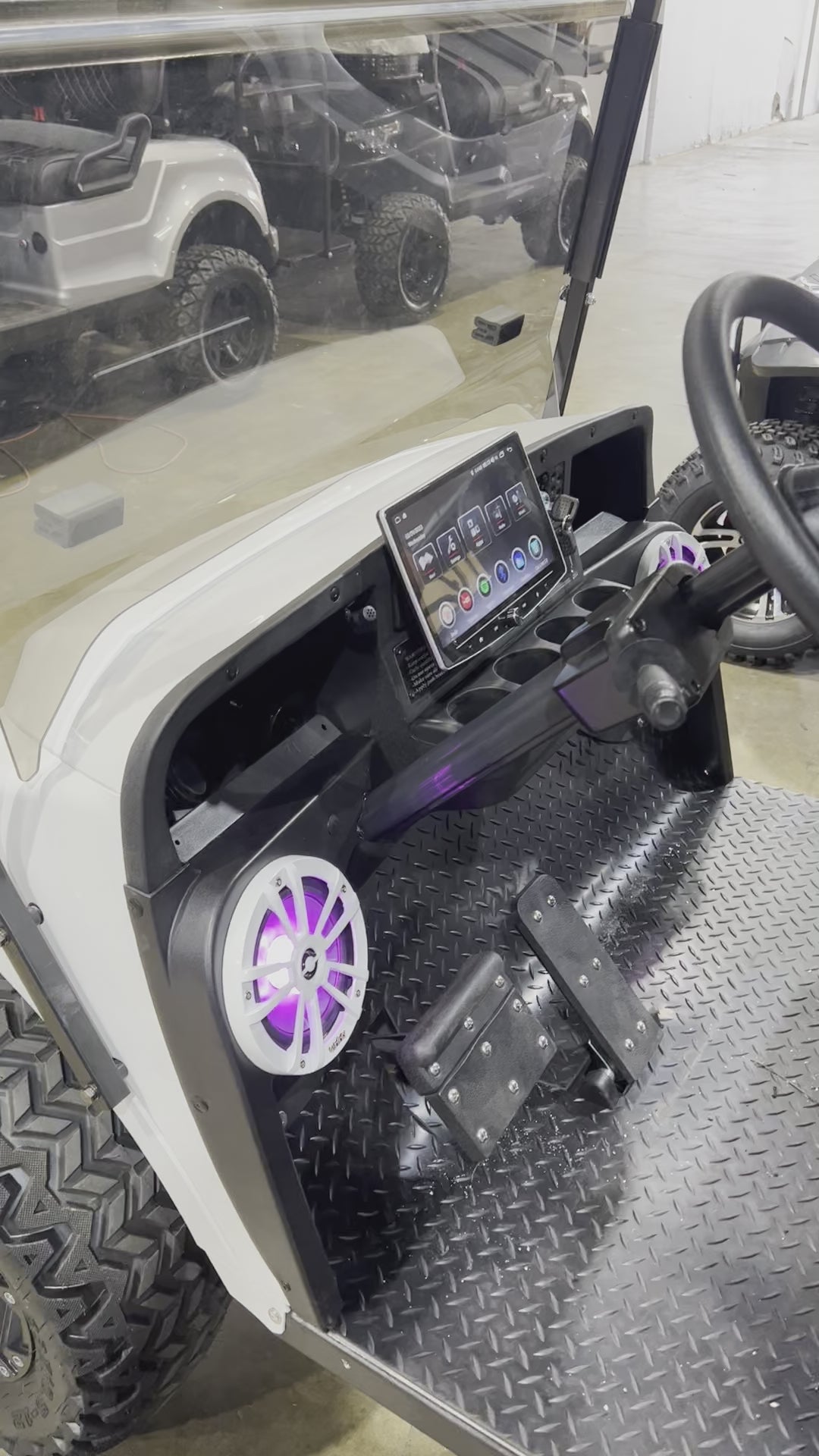 Load video: Lakeside Buggies Golf Cartt Audio Package PN#