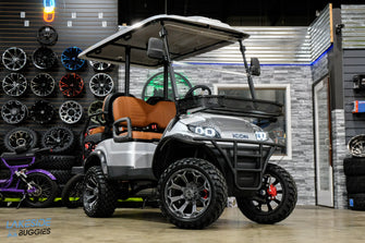 2024 ICON i40L Silver LITHIUM  CUSTOM  Lifted 4 Passenger Golf Cart PN# LT-A0136505