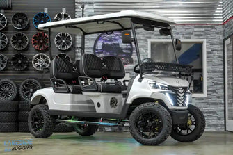 2025 VIBE EV - EV4F  Pure White Metallic 4 Forward Passenger Street Legal Golf Cart