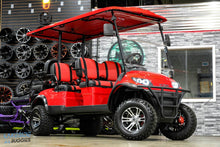 2024 ICON i60L  Torch Red / Two Tone Seats  Lifted 6 Passenger Golf Car PN# LT-A0132780 -  Icon EV at LakesideBuggies.com