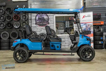 2025 VIBE EV - EV4F  Ocean Breeze Blue 4 Forward Passenger Street Legal Golf Cart