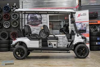 2025 VIBE EV  - EV4F  Blade Silver 4 Forward Passenger Street Legal Golf Cart