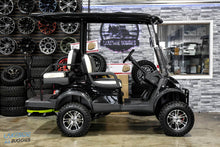 2024 ICON i40L  Raven Black / Black Seats  Lifted 4 Passenger Golf Cart PN# LT-A0123529 -  Icon EV at LakesideBuggies.com