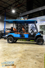 2024 ICON i60L  Custom Carribean Blue / Brown Seats  Lifted 6 Passenger Golf Cart PN# LT-A0133898 -  Icon EV at LakesideBuggies.com