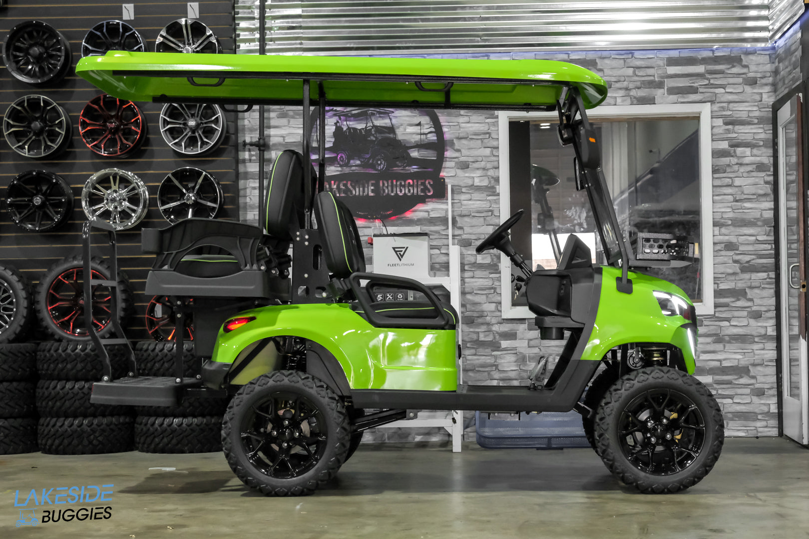 2025 VIBE EV - EV4  Sublime Green 4 Passenger Street Legal Golf Cart -  Vibe EV at LakesideBuggies.com