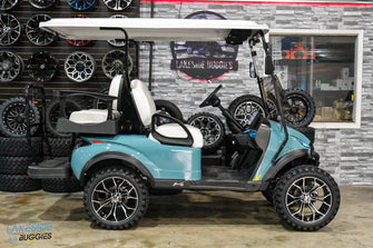 2024  MadJax  X Series Gen 2  Sea Storm Teal Lifted 4 Passenger Golf Cart PN# 2333ST204S003324