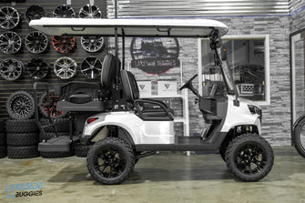 2025 VIBE EV - EV4  Pure White Metallic 4 Passenger Street Legal Golf Cart