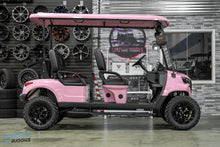 2025 VIBE EV - EV4F  Awareness Pink 4 Forward Passenger Street Legal Golf Cart