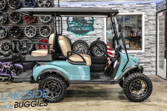 2024 MadJax X Series  Sea Storm Teal 4 Passenger Lifted Golf Cart PN# 2316ST104S002AAA