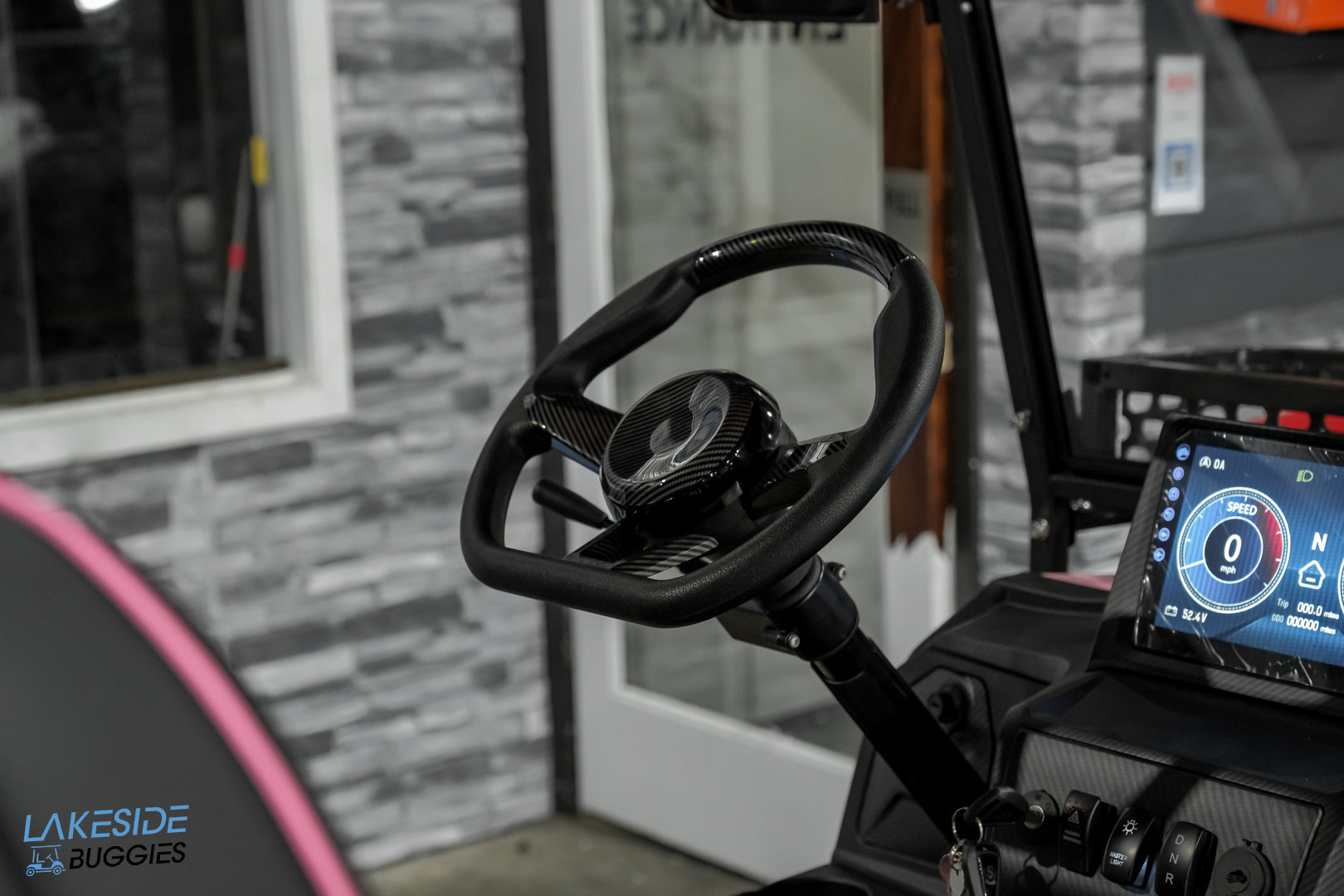 2025 VIBE EV - EV4  Awareness Pink 4 Passenger Street Legal Golf Cart -  Vibe EV at LakesideBuggies.com