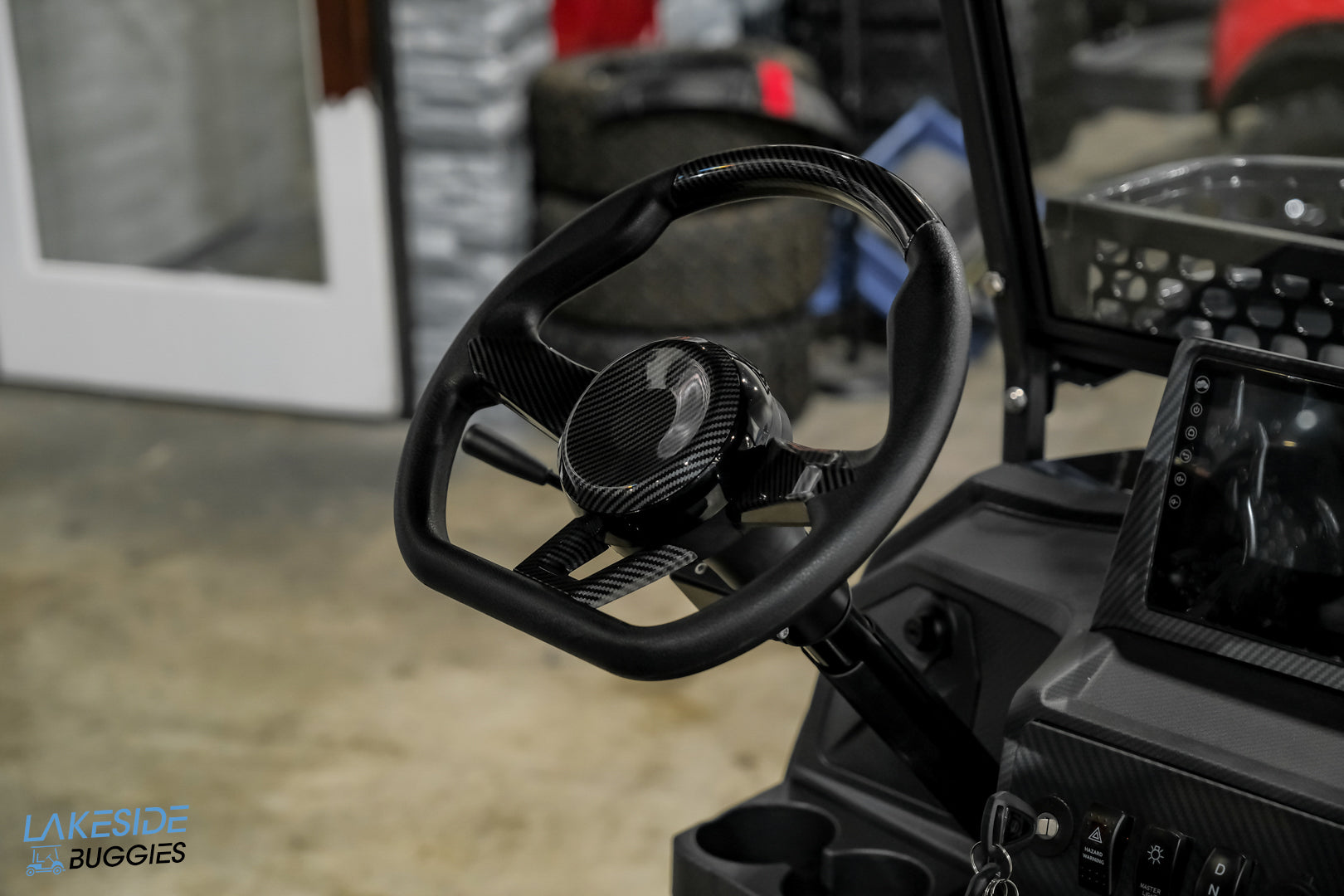 2025 VIBE EV - EV4F  Charcoal 4 Forward Passenger Street Legal Golf Cart -  Vibe EV at LakesideBuggies.com