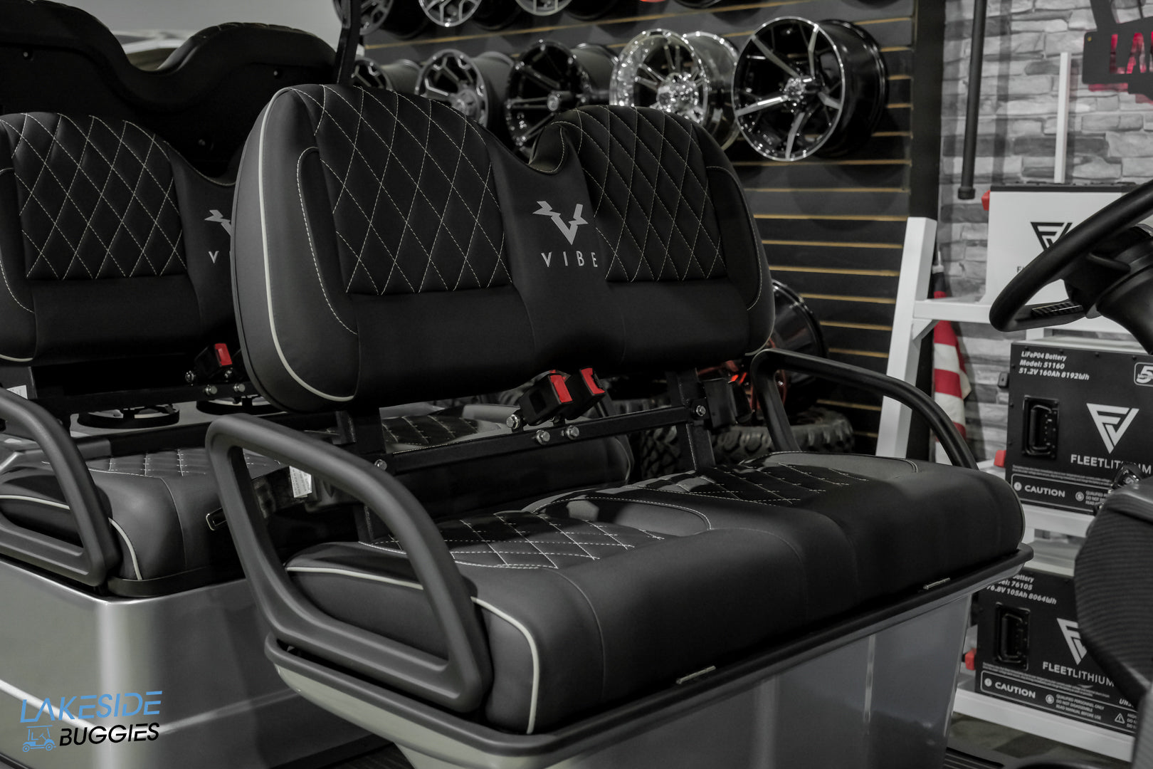 2025 VIBE EV - EV6  Blade Silver 6 Passenger Street Legal Golf Cart -  Vibe EV at LakesideBuggies.com