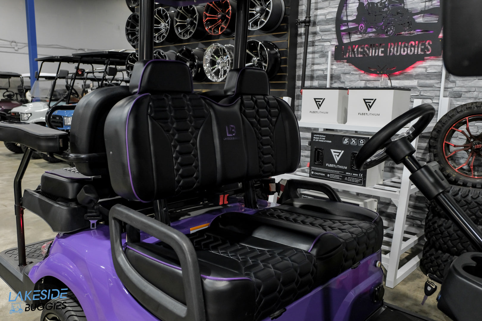 2024  Icon EV  I40  Purple  Lead Acid  4 Passenger PN# LT-A0135573 -  Icon EV at LakesideBuggies.com