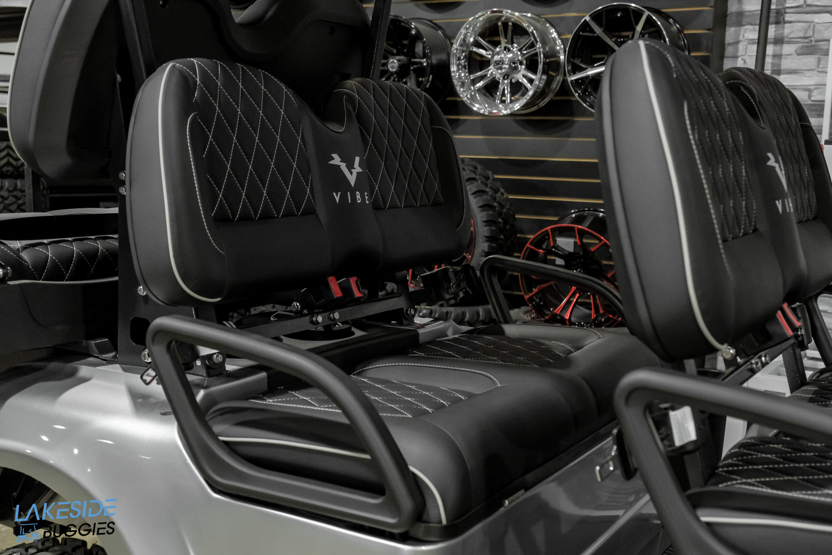 2025 VIBE EV - EV6  Blade Silver 6 Passenger Street Legal Golf Cart -  Vibe EV at LakesideBuggies.com