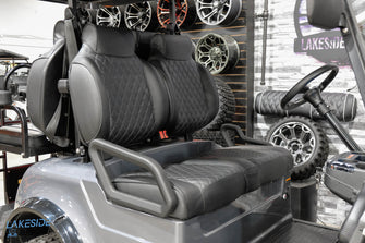 2024 EPIC E40L Charcoal  Lifted 4 Passenger Golf Cart PN#