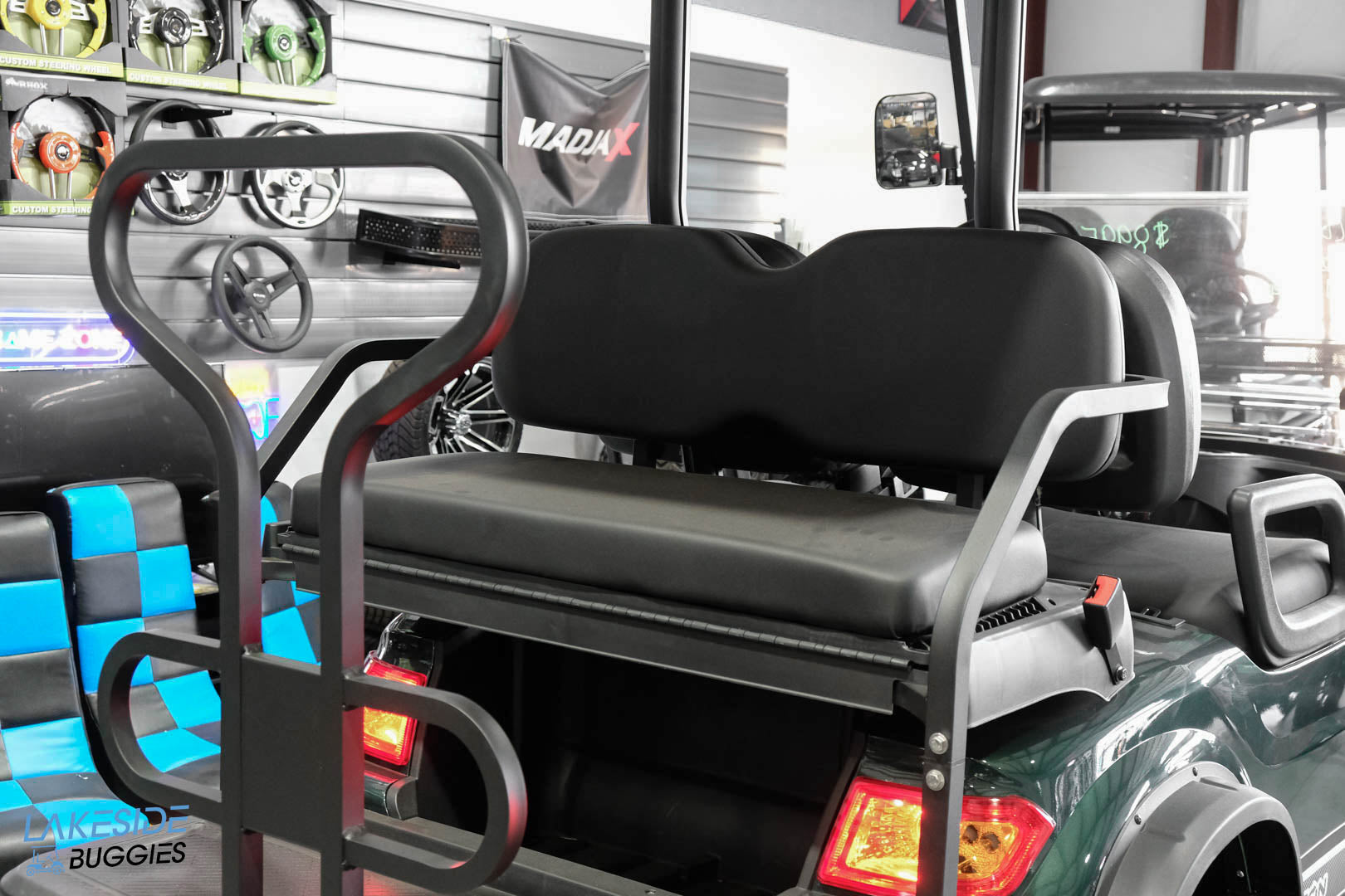 2024  Icon EV  ECO 40L  Forest Green  Lifted  4 Passenger Golf Cart PN# LT-A0157874 -  Icon EV at LakesideBuggies.com