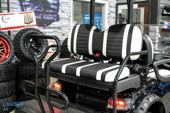 2024 ICON i40L  Raven Black / Black Seats  Lifted 4 Passenger Golf Cart PN# LT-A0123529