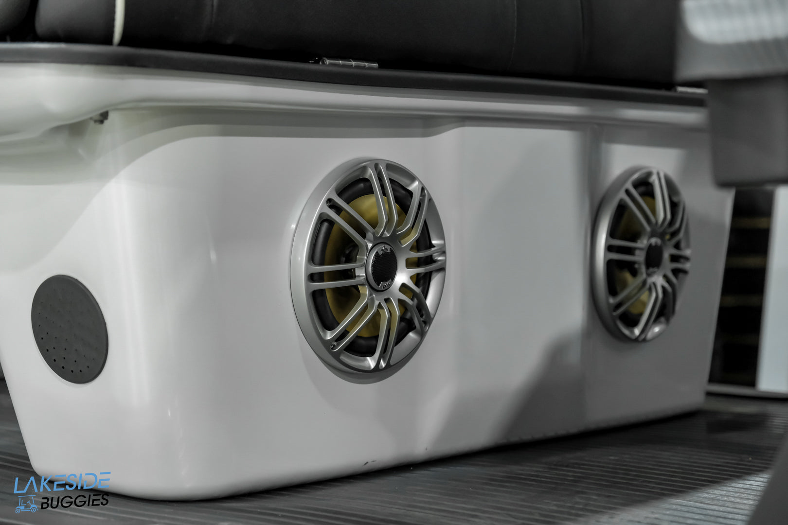 2025 VIBE EV - EV4F  Pure White Metallic 4 Forward Passenger Street Legal Golf Cart -  Vibe EV at LakesideBuggies.com