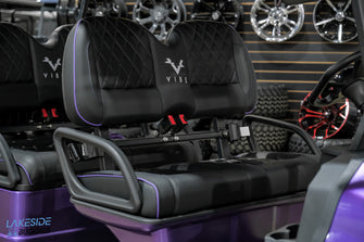 2025 VIBE EV - EV4F  Purple Passion 4 Forward Passenger Street Legal Golf Cart