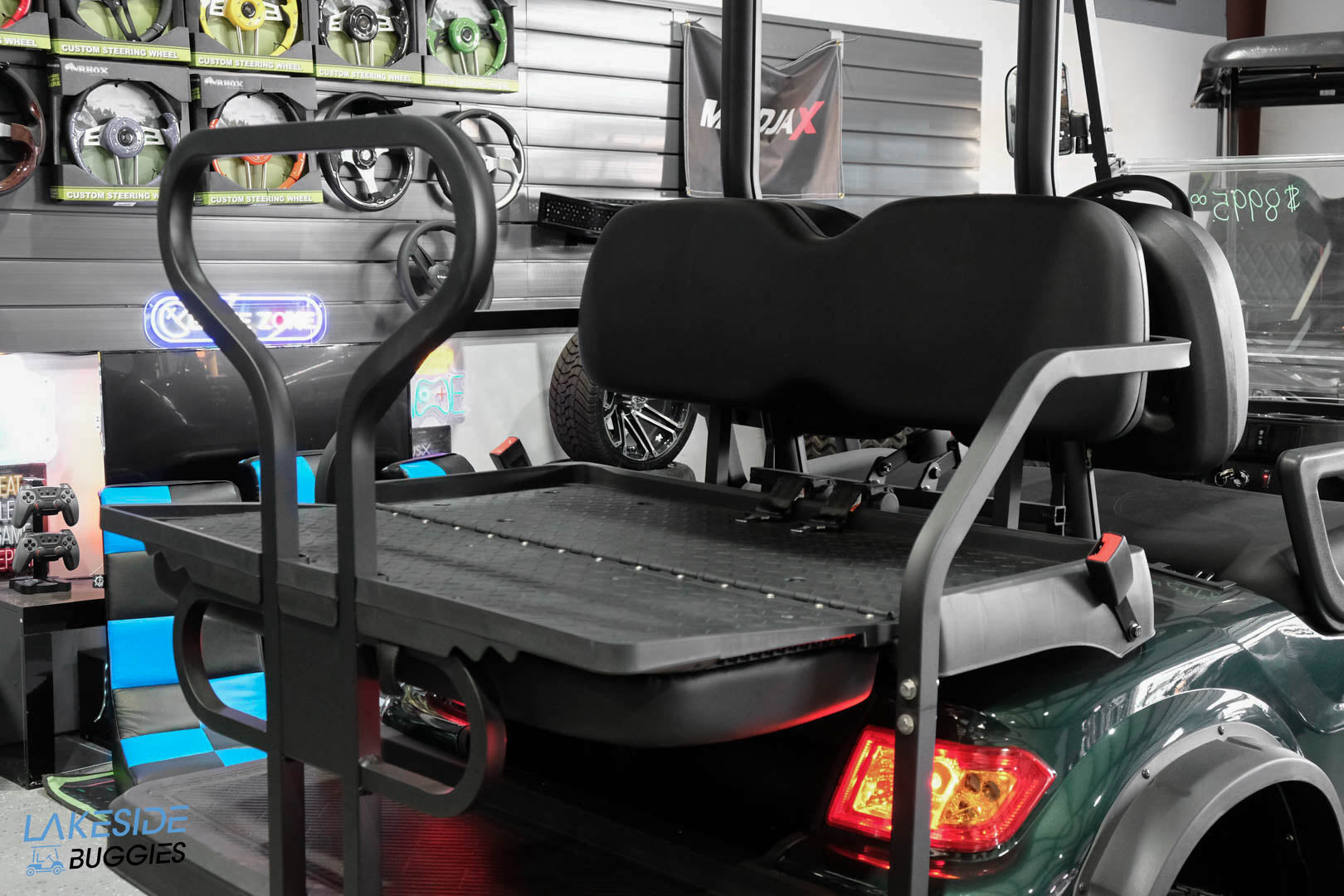 2024  Icon EV  ECO 40L  Forest Green  Lifted  4 Passenger Golf Cart PN# LT-A0157874 -  Icon EV at LakesideBuggies.com