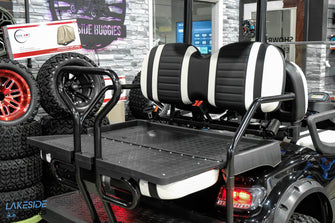 2024 ICON i40L  Raven Black / Black Seats  Lifted 4 Passenger Golf Cart PN# LT-A0123529