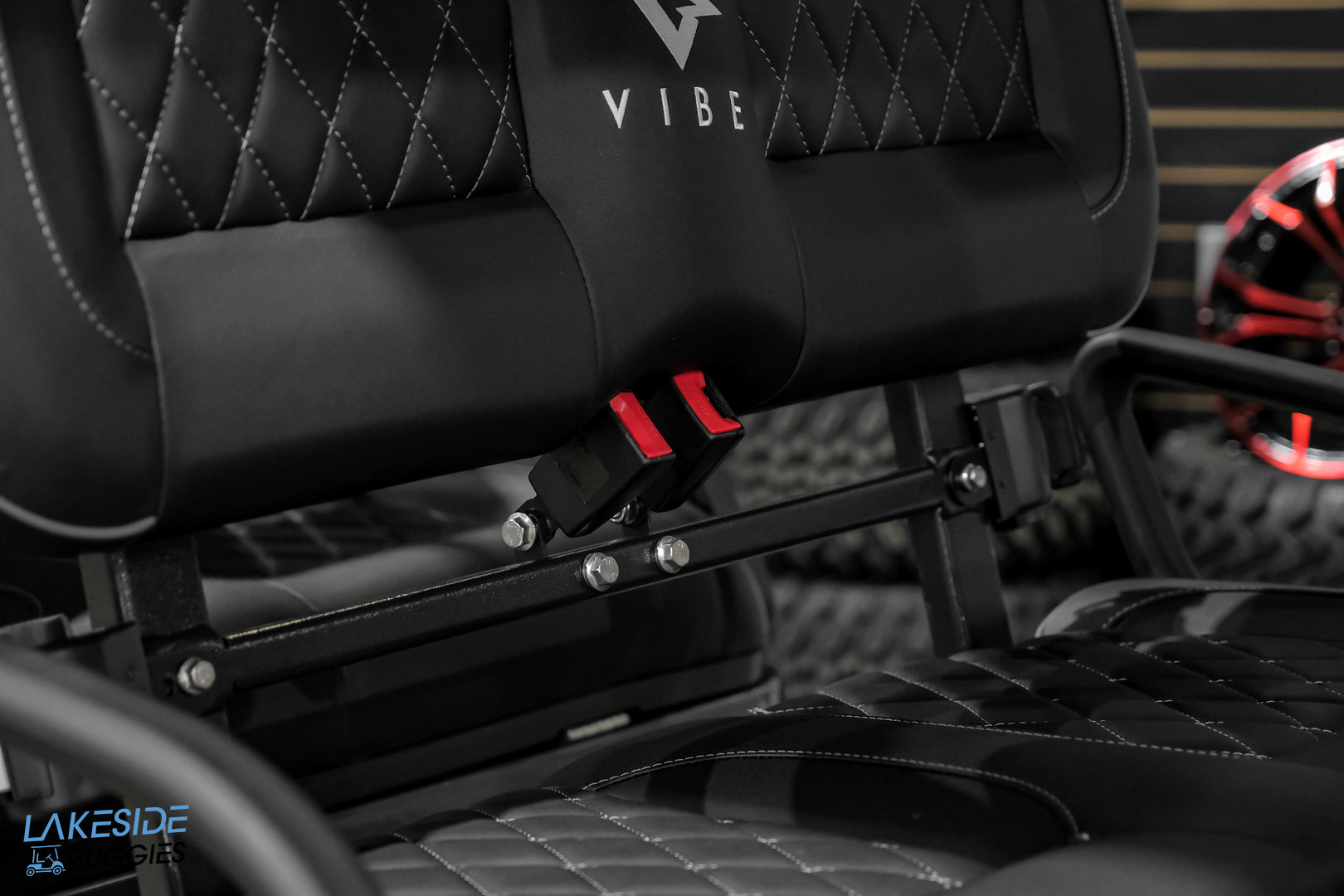 2025 VIBE EV - EV4F  Charcoal 4 Forward Passenger Street Legal Golf Cart -  Vibe EV at LakesideBuggies.com
