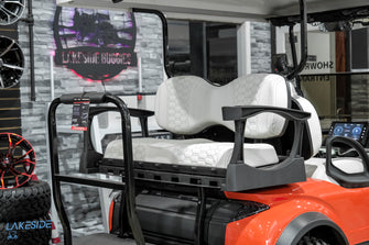 2024  MadJax  X Series Gen 2  Orange Lifted 4 Passenger Golf Cart PN# 2333ST204S00332626 -  MadJax at LakesideBuggies.com