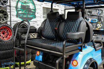 2024  EPIC Carts  E40L  Blue  Lead Acid  4 Passenger PN# HP220800305