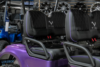 2025 VIBE EV - EV4F  Purple Passion 4 Forward Passenger Street Legal Golf Cart