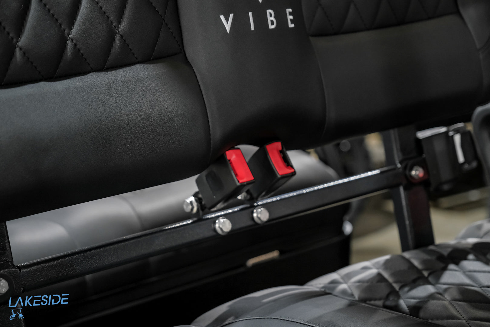 2025 VIBE EV - FLEX 4F  Matte Black Special Edition 4 Forward Passenger Street Legal Golf Cart -  Vibe EV at LakesideBuggies.com