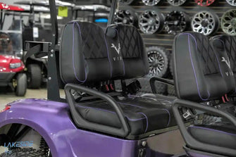 2025 VIBE EV - EV4F  Passion Purple 4 Forward Passenger Street Legal Golf Cart