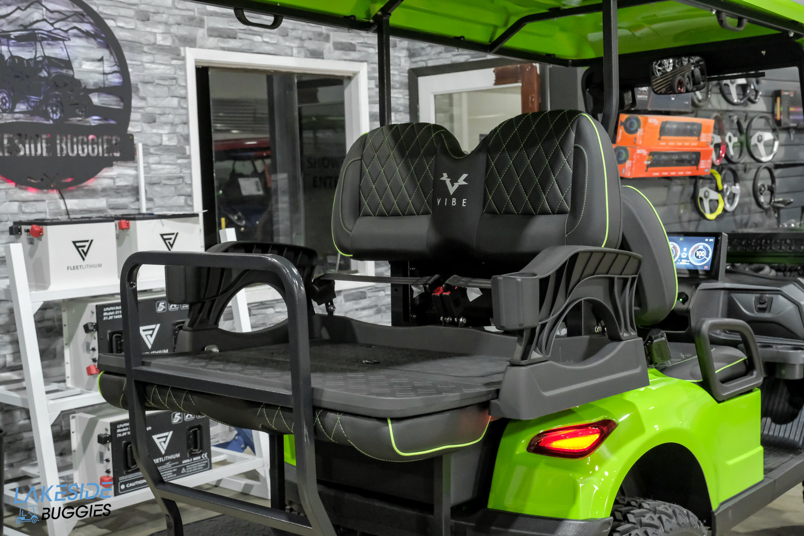 2025 VIBE EV - EV4  Sublime Green 4 Passenger Street Legal Golf Cart -  Vibe EV at LakesideBuggies.com