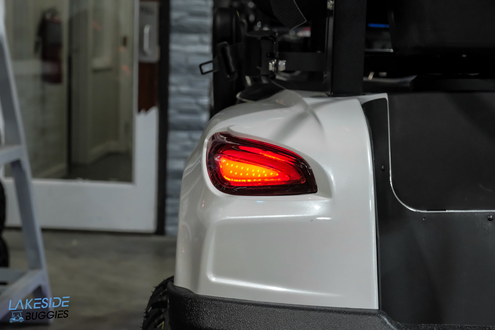 2025 VIBE EV - EV4F  Pure White Metallic 4 Forward Passenger Street Legal Golf Cart -  Vibe EV at LakesideBuggies.com