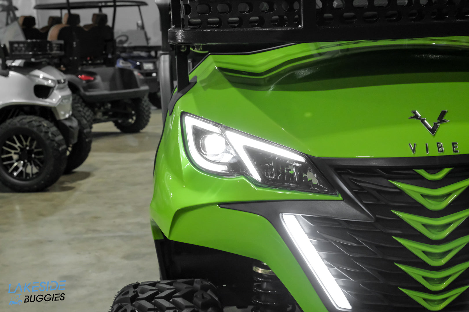 2025 VIBE EV - EV4  Sublime Green 4 Passenger Street Legal Golf Cart -  Vibe EV at LakesideBuggies.com