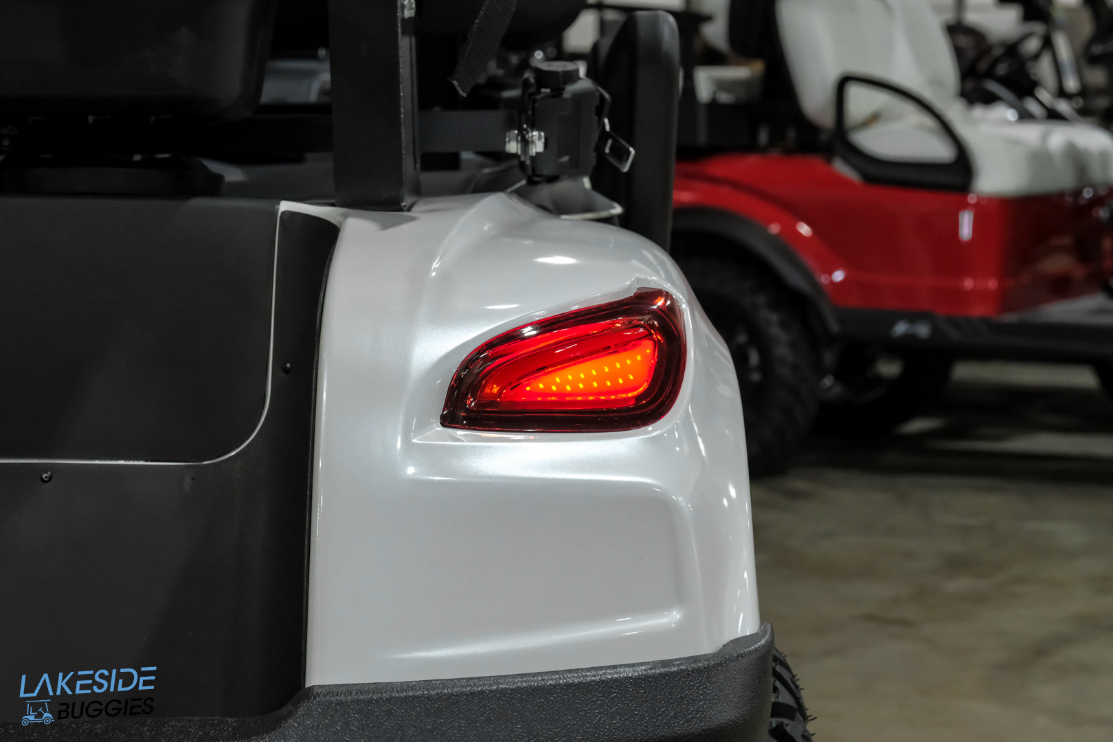 2025 VIBE EV - EV4F  Pure White Metallic 4 Forward Passenger Street Legal Golf Cart -  Vibe EV at LakesideBuggies.com