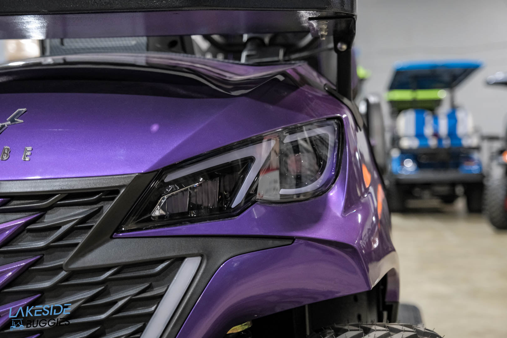2025 VIBE EV - EV4F  Passion Purple 4 Forward Passenger Street Legal Golf Cart -  Vibe EV at LakesideBuggies.com