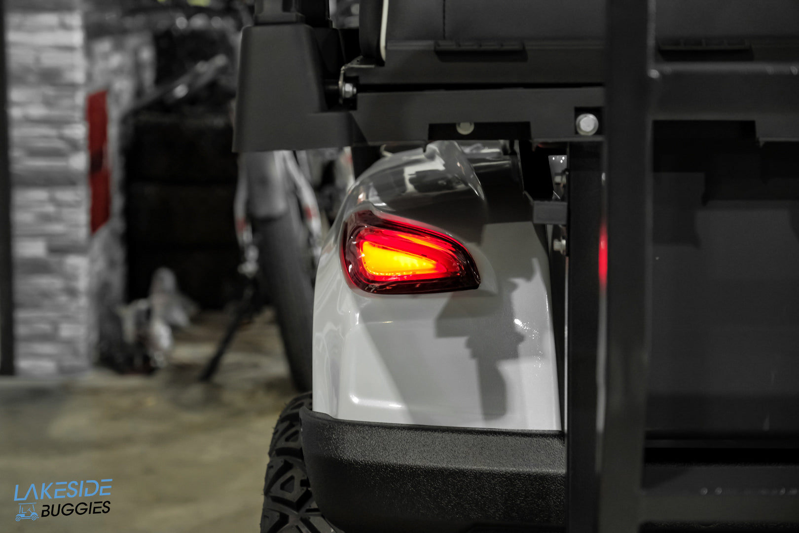 2025 VIBE EV - EV4  Pure White Metallic 4 Passenger Street Legal Golf Cart -  Vibe EV at LakesideBuggies.com