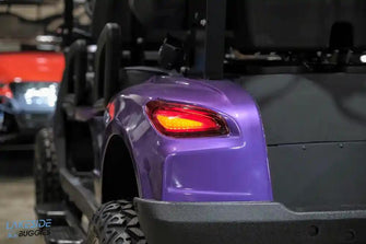 2025 VIBE EV - EV4F  Passion Purple 4 Forward Passenger Street Legal Golf Cart