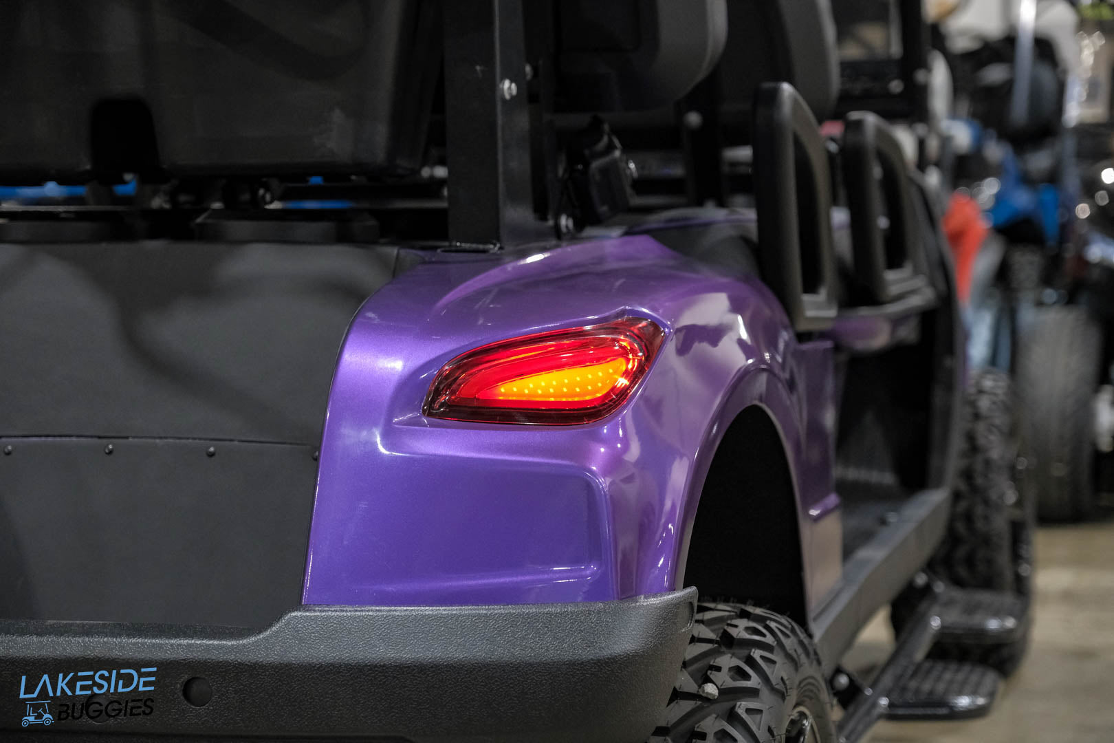 2025 VIBE EV - EV4F  Passion Purple 4 Forward Passenger Street Legal Golf Cart -  Vibe EV at LakesideBuggies.com