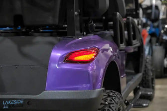 2025 VIBE EV - EV4F  Passion Purple 4 Forward Passenger Street Legal Golf Cart