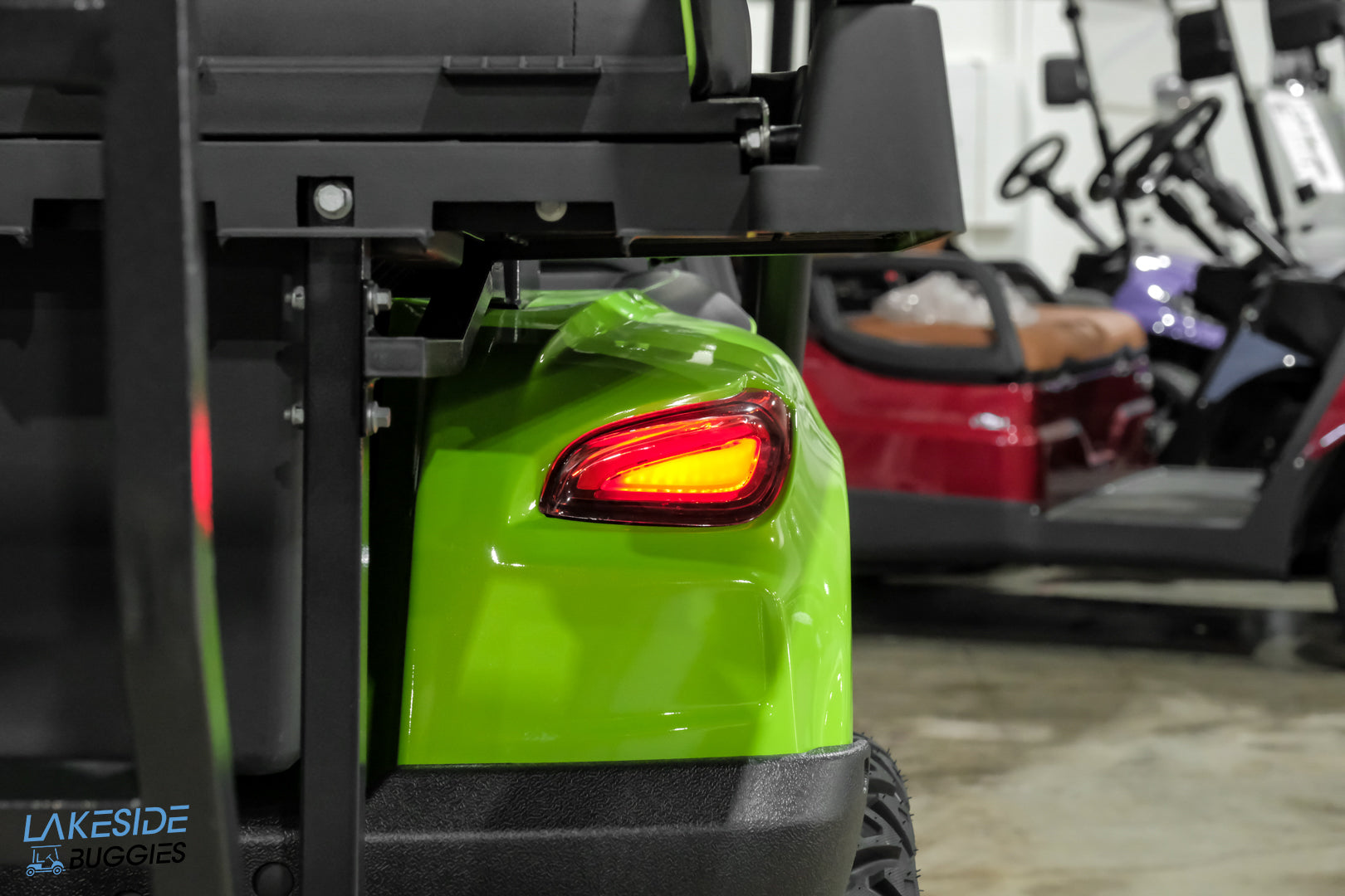 2025 VIBE EV - EV4  Sublime Green 4 Passenger Street Legal Golf Cart -  Vibe EV at LakesideBuggies.com