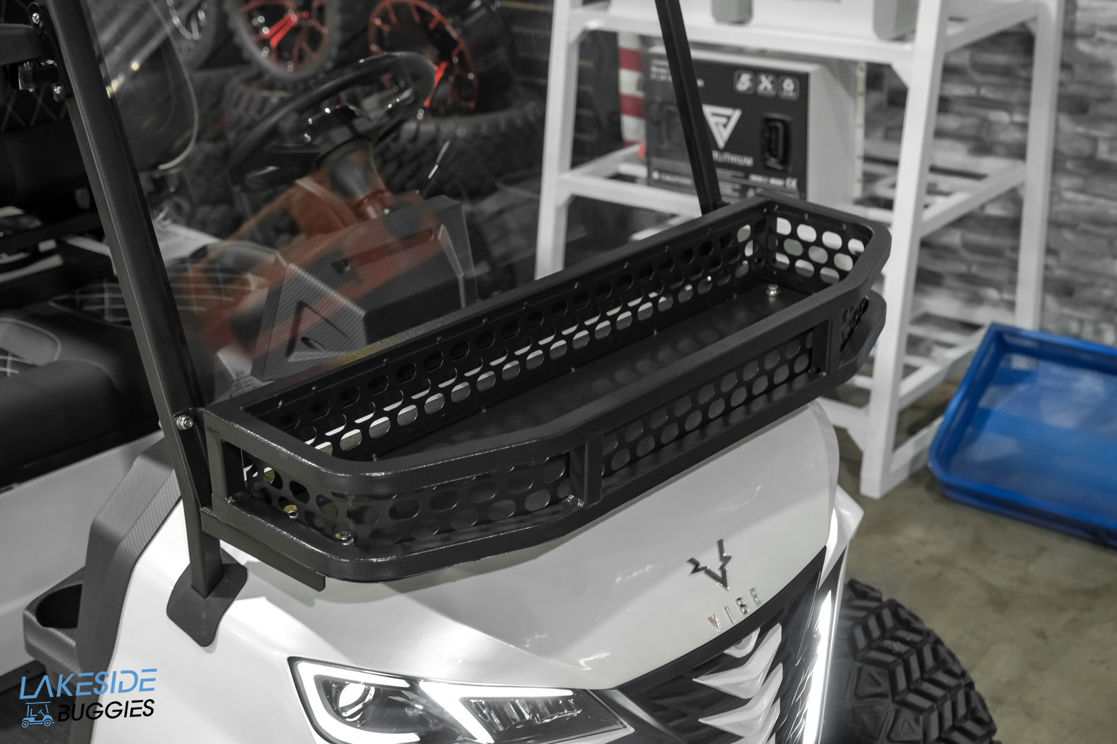 2025 VIBE EV - EV4  Pure White Metallic 4 Passenger Street Legal Golf Cart -  Vibe EV at LakesideBuggies.com